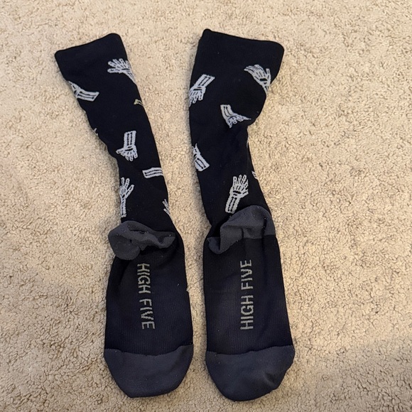 Figs Black and Gray Skeleton Pattern Socks - Picture 2 of 4